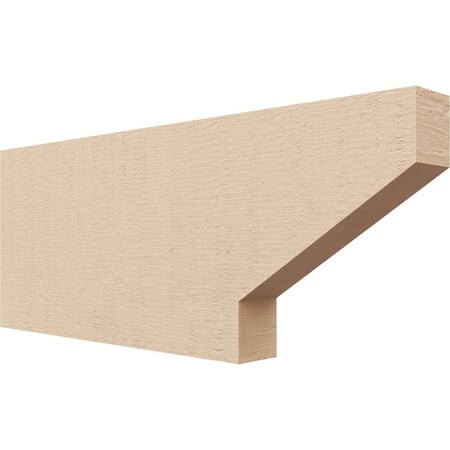 Ekena Millwork 2in. W x 8in. H x 20in. L Clemmons Woodgrain TimberThane Rafter Tail, Primed Tan RFTUR02X08X20CLERCPR